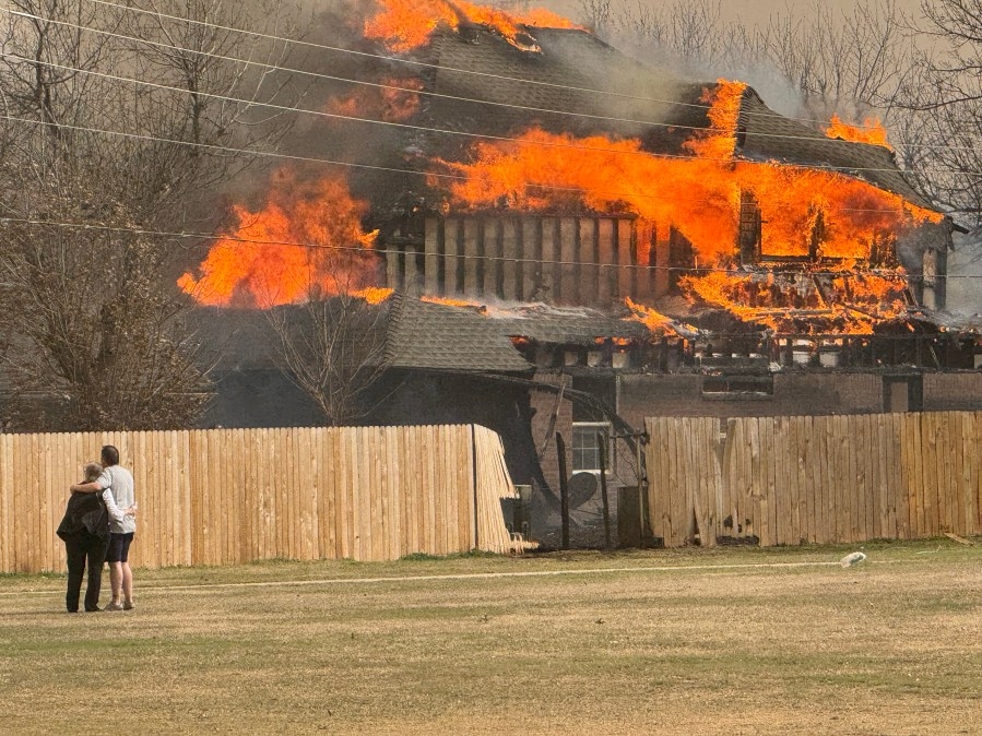 Wildfires spark across Oklahoma, leaving devastation