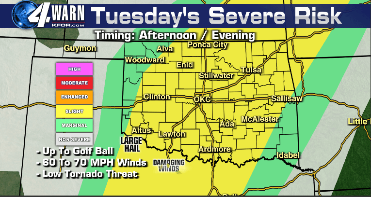 4Warn Storm Team tracking storms in Oklahoma Tuesday
