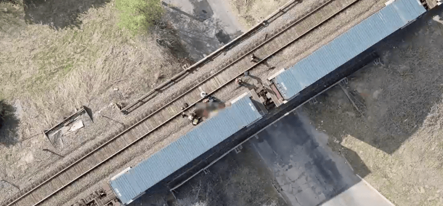 Drone saves man hit by train in Oklahoma City