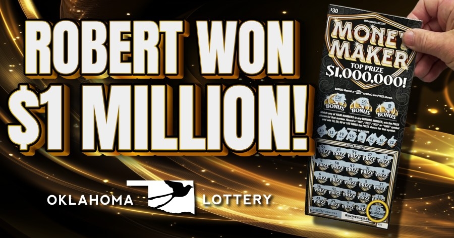 Guymon man wins $1 million off scratcher ticket
