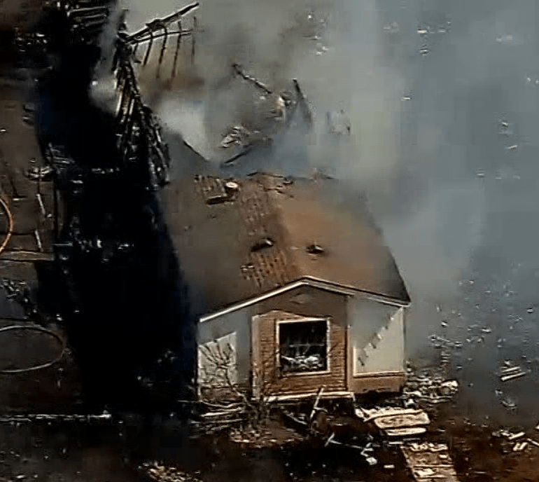 Fire crews respond to house fire near Bridge Creek