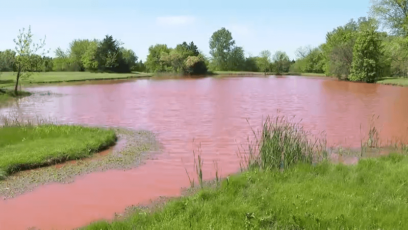 Residents of a Stillwater neighborhood say data center construction is killing their pond