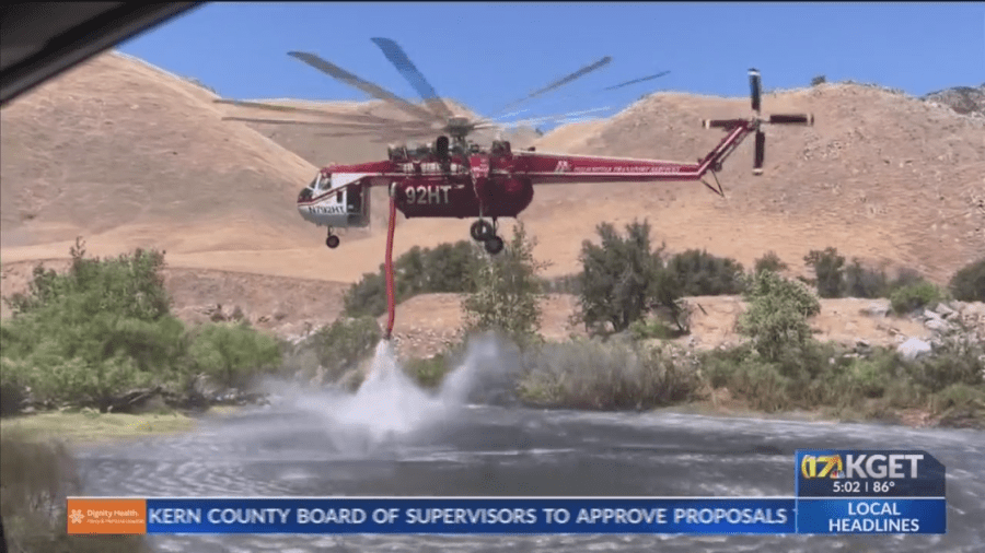 Highway 178 remains closed into Day 2 of Democrat Fire burning through Kern River Canyon