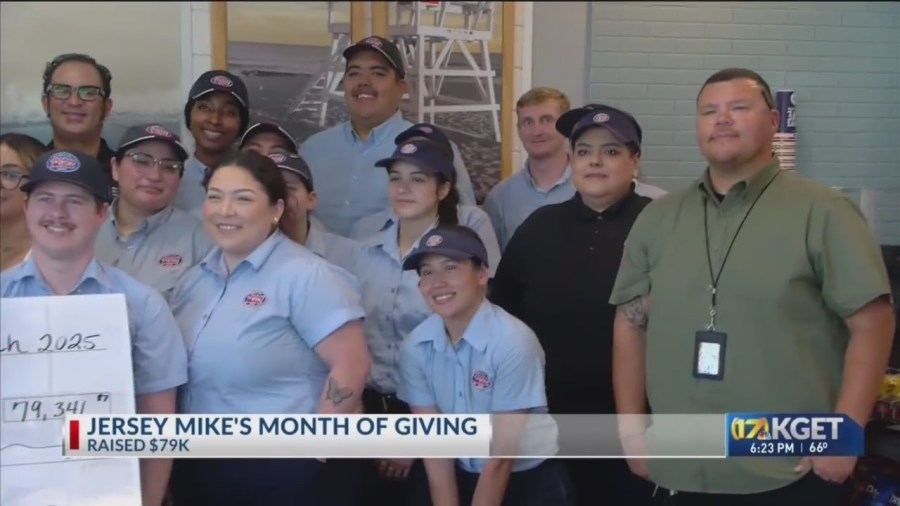 Jersey Mike's Month of Giving in Bakersfield raises $79k
