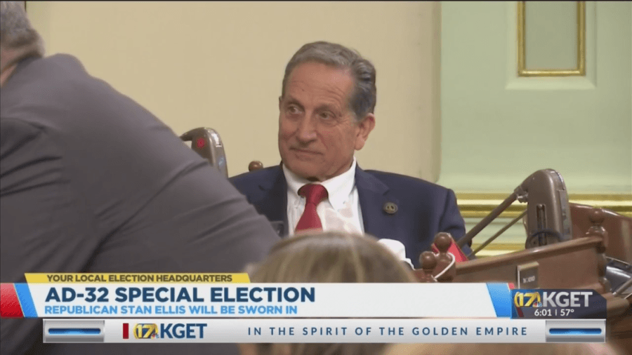 California's 32nd Assembly District: Republican Stan Ellis sworn in as newest Kern County lawmaker