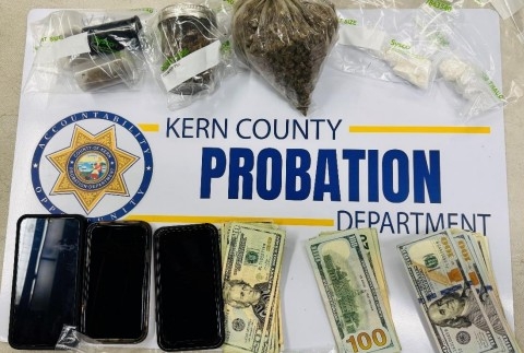 Man on probation arrested on suspicion of marijuana, cocaine possession for sale