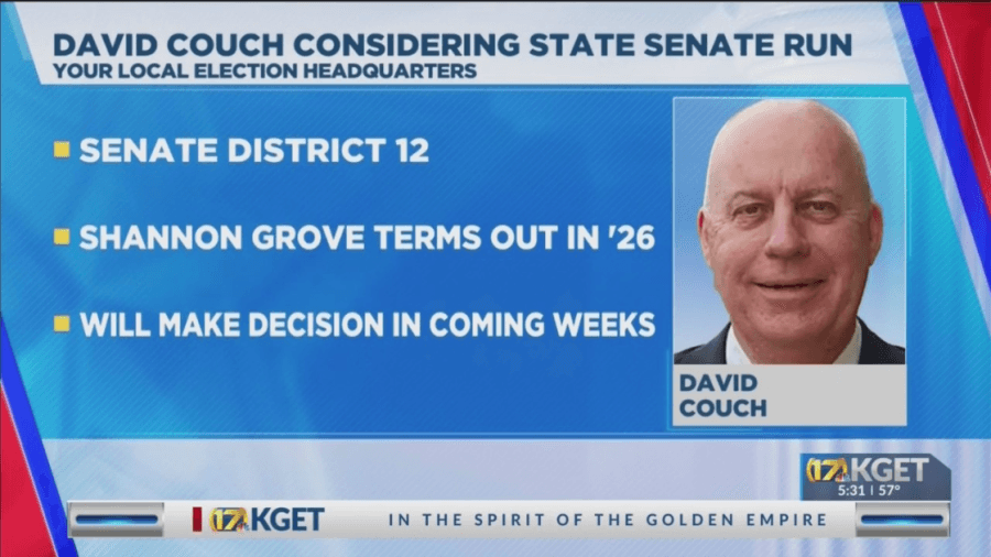 Kern Supervisor David Couch considering run for state Senate