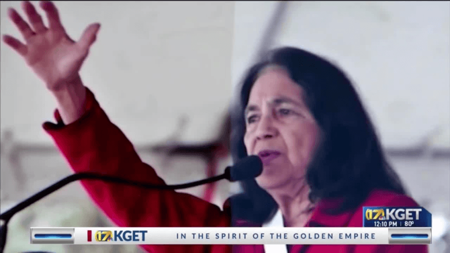 Civil rights icon Dolores Huerta celebrates 95th birthday