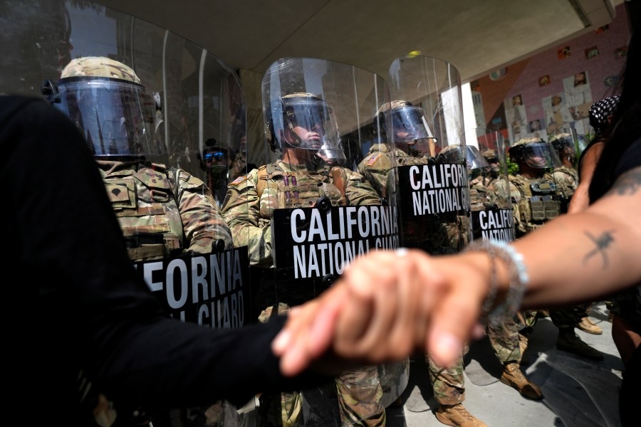 California lawmakers condemn violence amid anti-immigration raid protests