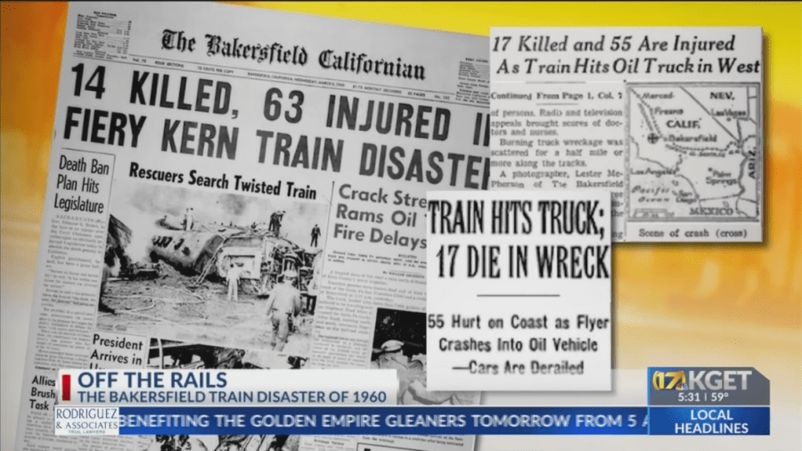 Fiery 1960 rail disaster killed 14, but it brought out the best in Bakersfield