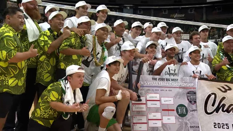 Hawai'i men's volleyball seeded second in NCAA Tournament