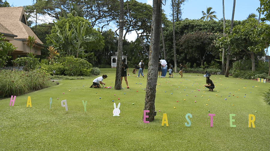 Easter Bunny pays special visit to Hawaii's wounded warriors
