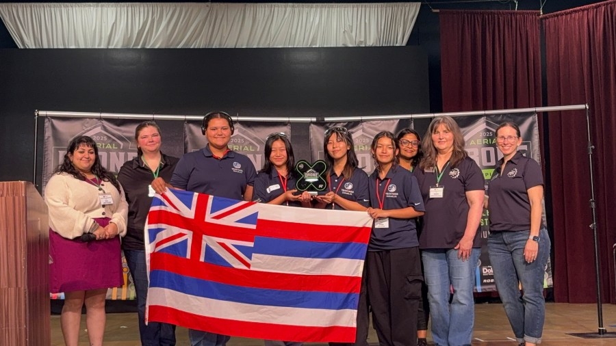 Kaimuki Middle School students sweep national drone tournament