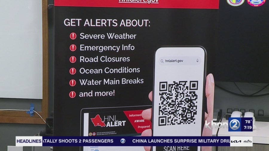 Honolulu director details new customizable alert system