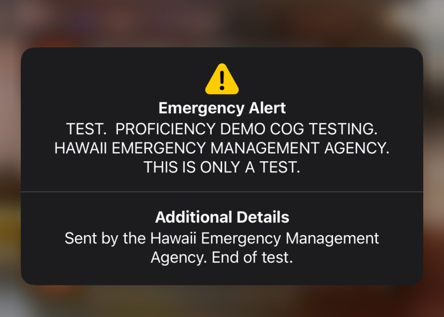 What is an emergency alert?