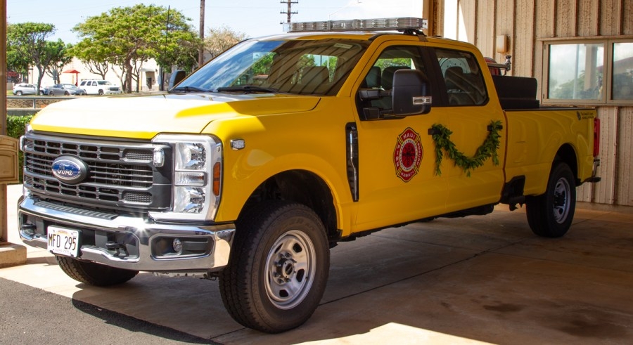 Maui Fire Department blesses newest wildland firefighting tool