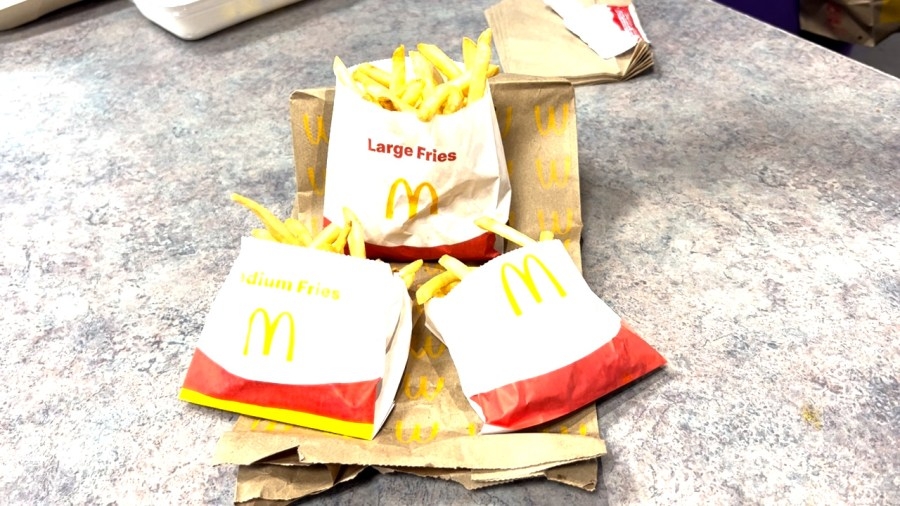 Is McDonald's french fry packaging getting smaller?