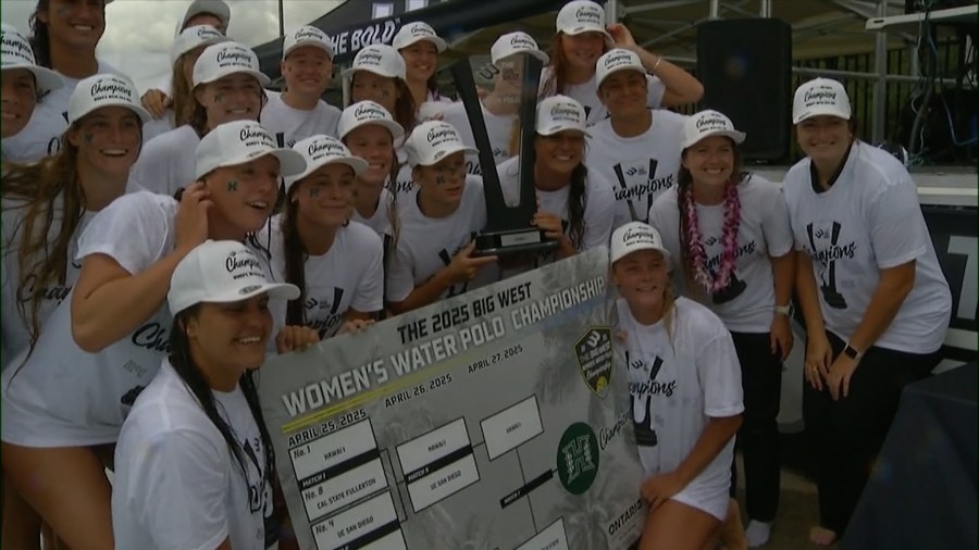 Wahine water polo wins Big West championship