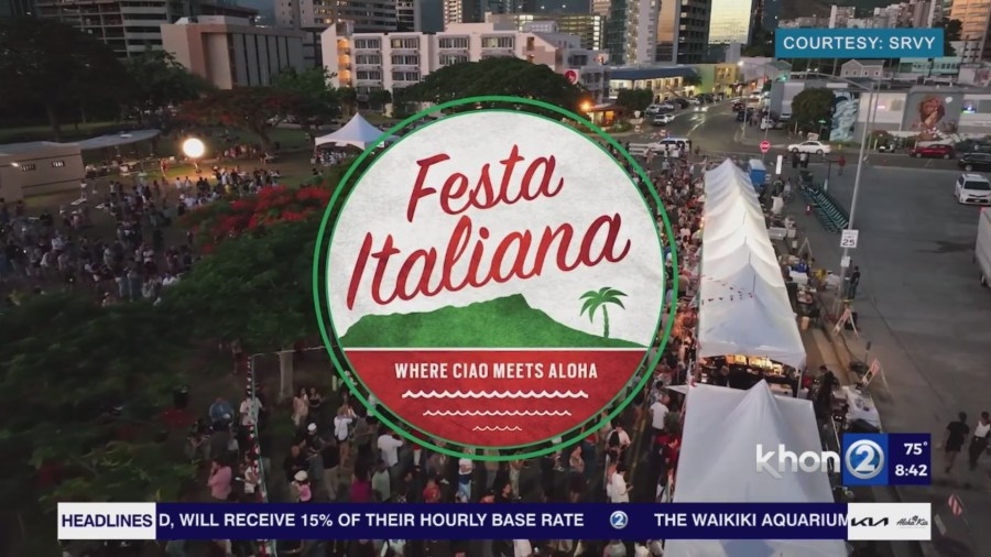 Ciao meets aloha with Festa Italiana 2025