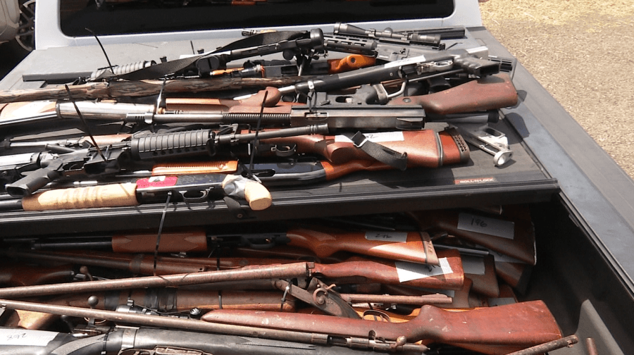 Over 360 firearms surrendered at DLE amnesty event