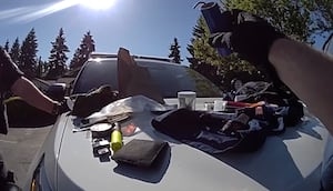 Suspect arrested with alleged explosive device, drugs tells deputies he's not under arrest