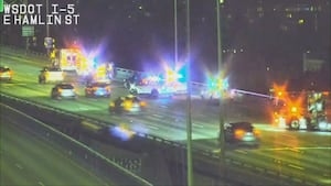 WSP: Person involved in 3-car crash dies after jumping off Ship Canal Bridge to leave scene