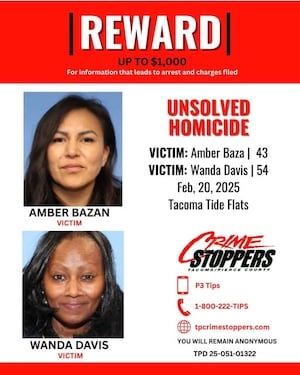 Police search for suspects the murders of two Tacoma women
