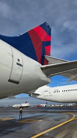 WA couple sues Delta, Japan Airlines following injuries from minor ground collision at SEA Airport