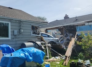 Burien driver crashes through two homes after launching off curb, sheriff's office says