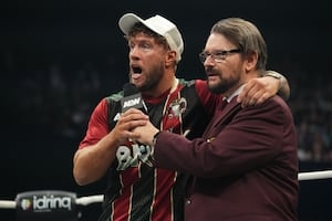 AEW's Tony Schiavone flew cross-country to adopt a rescue dog from Monroe's Motley Zoo