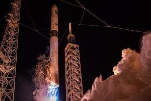 Blue Origin rocket engine arrives at Museum of Flight