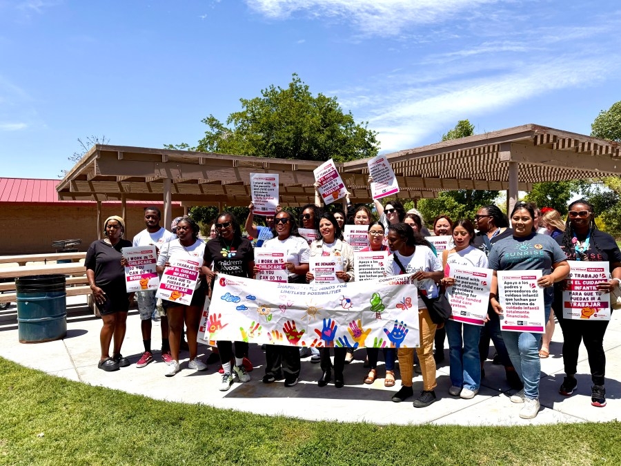 Las Vegas child care providers rally in support of bill in Nevada legislature