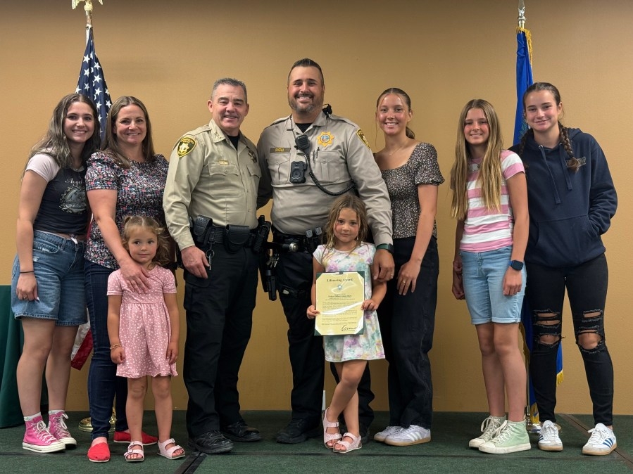 Las Vegas police officer honored for saving baby's life at Aviators game
