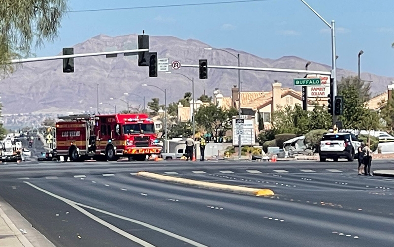 ‘Did I hit somebody?' Video shows alleged DUI driver moments after Las Vegas crash