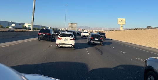 EDC traffic clogs up I-15, 215 and Las Vegas Boulevard