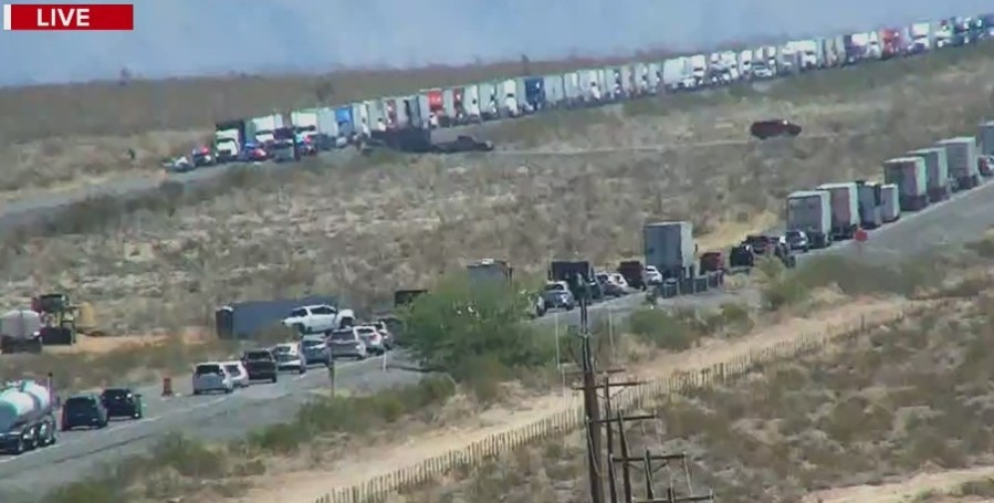 Major delays caused by fatal crash on I-15 southbound near Mesquite