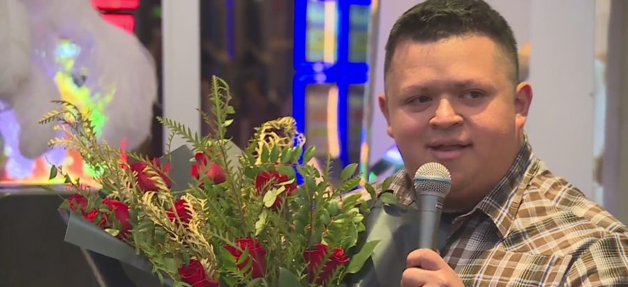 Las Vegas sergeant praised for compassion after Tesla explosion