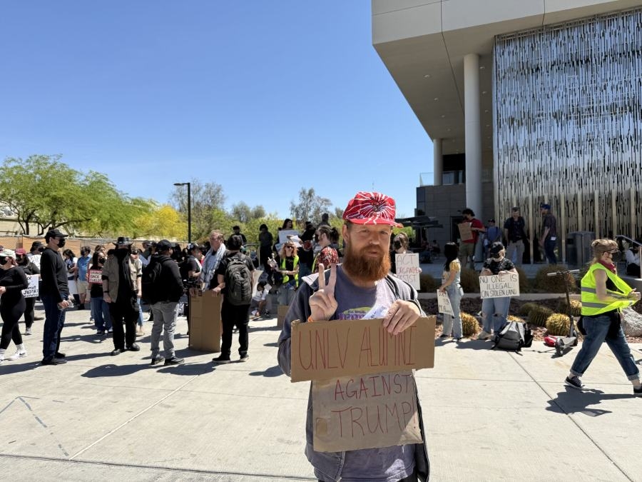 Las Vegas students protest against Trump's immigration policies