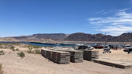 Lake Mead ‘actively working' on temporary launch site north of Hemenway Harbor