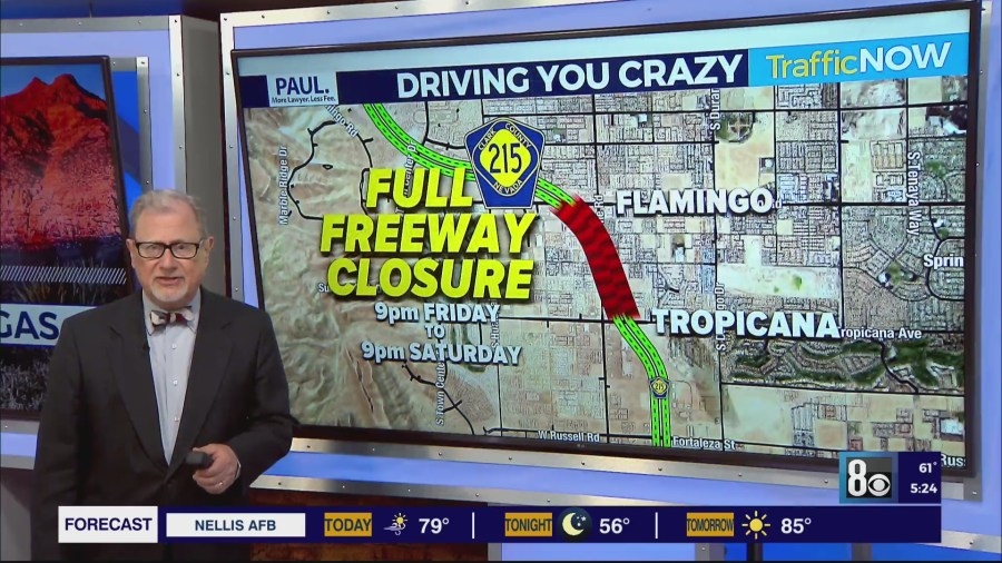 What's Driving You Crazy? – Another complete closure of the 215 beltway in the southwest valley