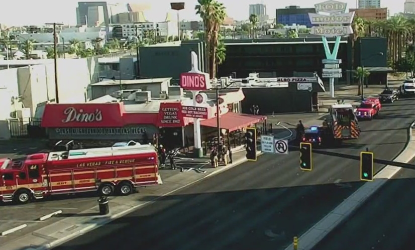 PHOTOS: Car crashes into iconic Las Vegas bar