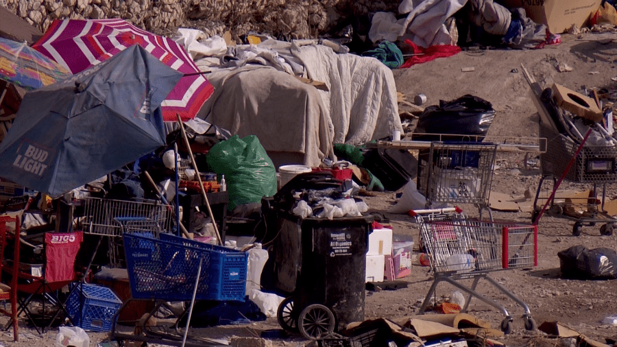 Las Vegas homeless camps just move when outreach comes, but proposal might change that