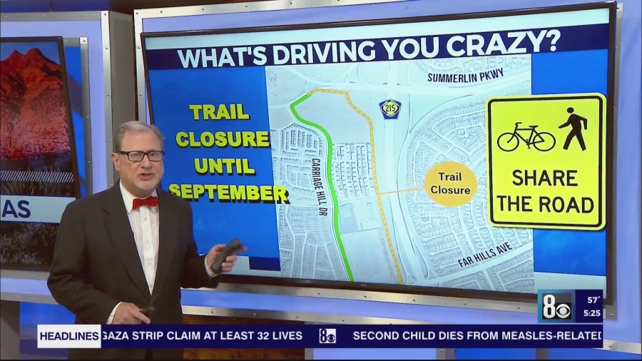 What's Driving You Crazy? – It's not just cars being affected by the 3-year-long makeover of Summerlin Pkwy and the 215 Western Beltway