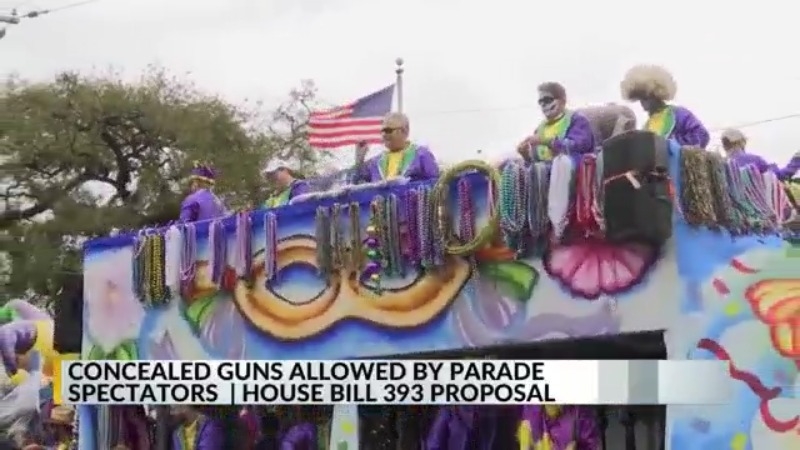 La. Legislature passes bill clarifying gun laws at parades