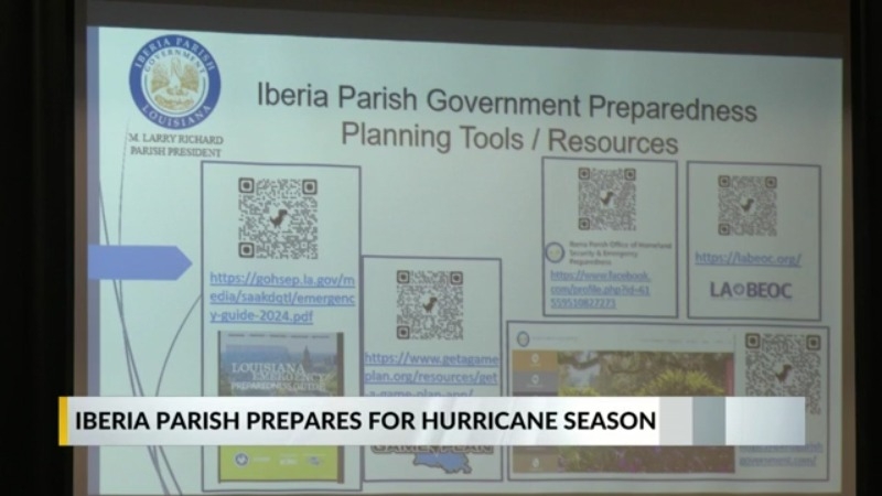 Iberia Parish prepares for hurricane season