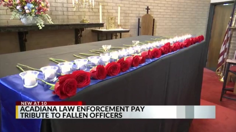 Acadiana holds service for officers killed in the line of duty