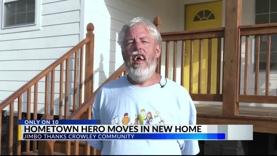 Team Jimbo completes town hero's home