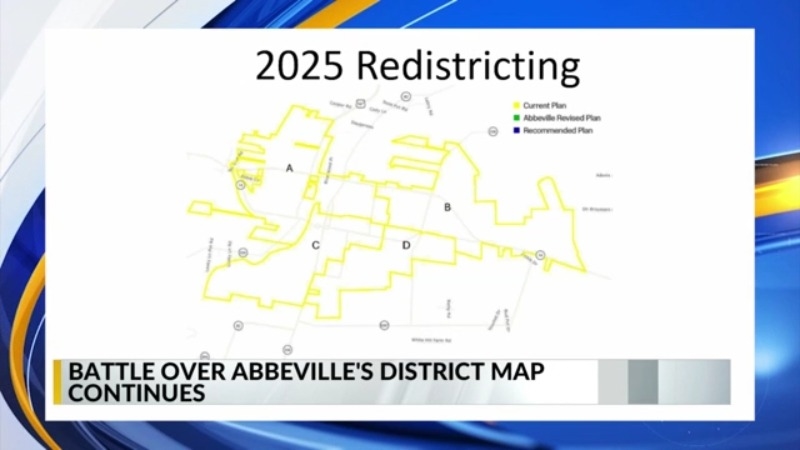 Abbeville's district map battle continues