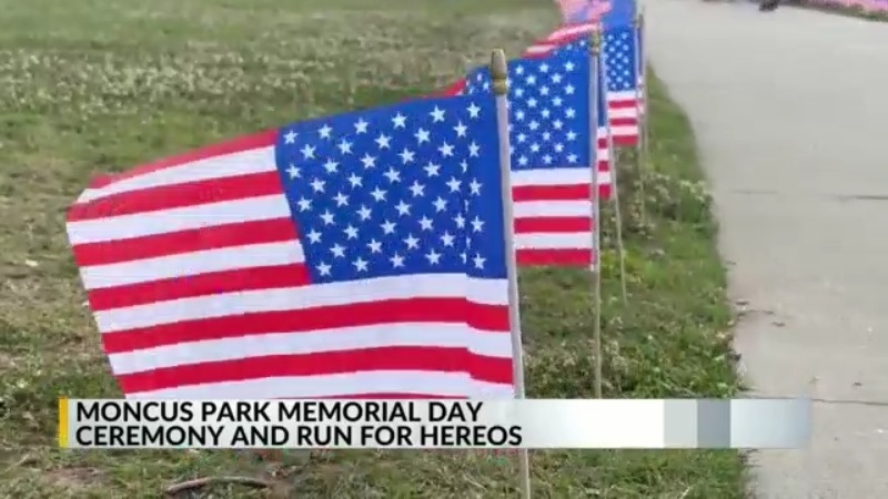 Memorial Day services held at Moncus Park in Lafayette