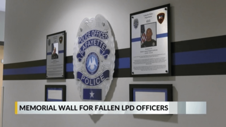 Lafayette police honor Jolivette and Middlebrook in Memorial Week